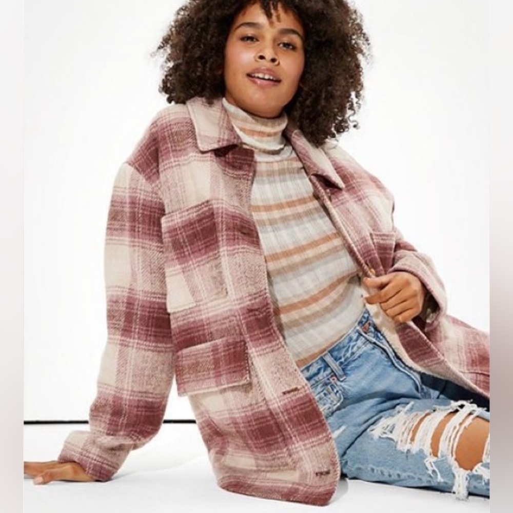 American Eagle Outfitters Flannel Shacket